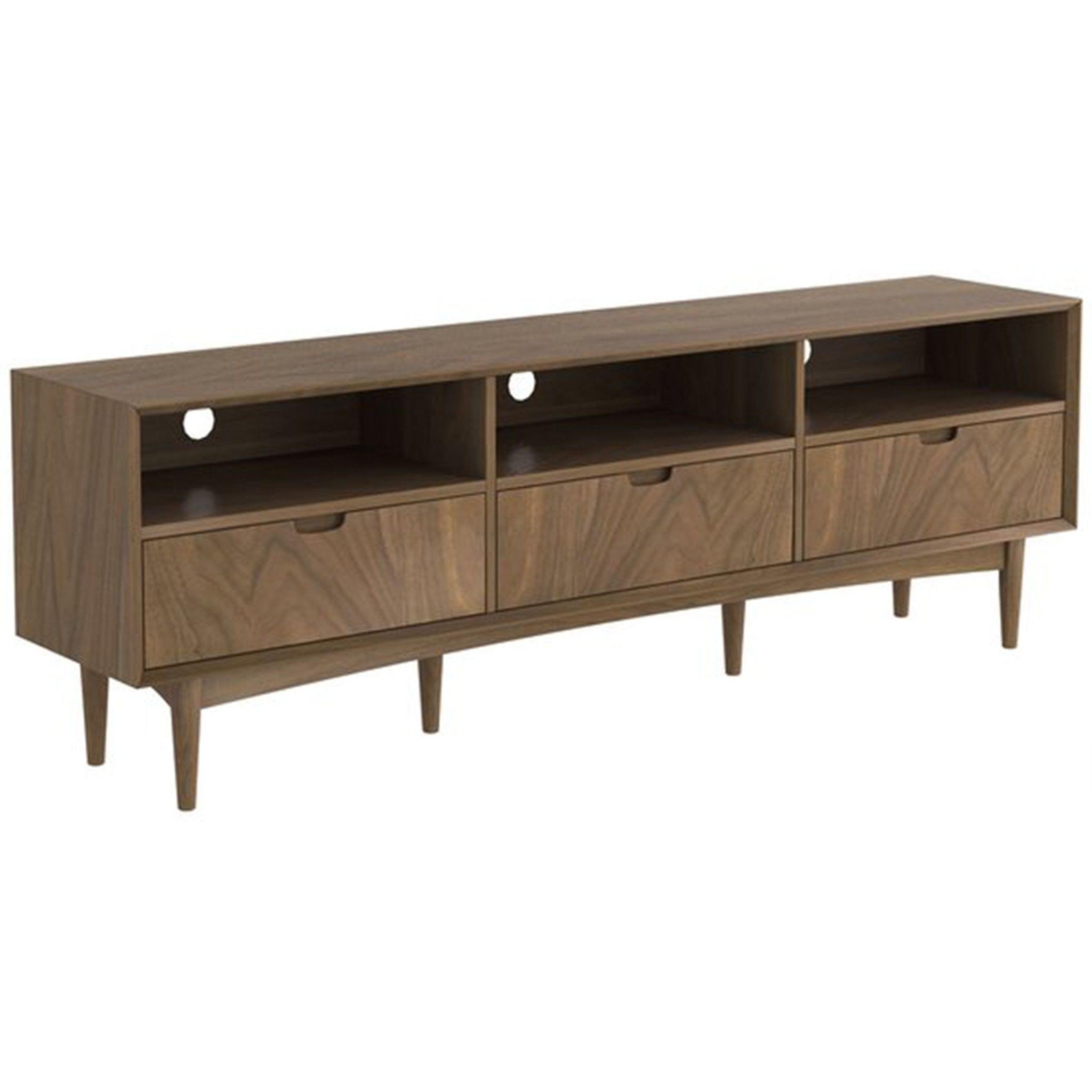  KỆ TIVI 3 HỘC - OSLO WALNUT 