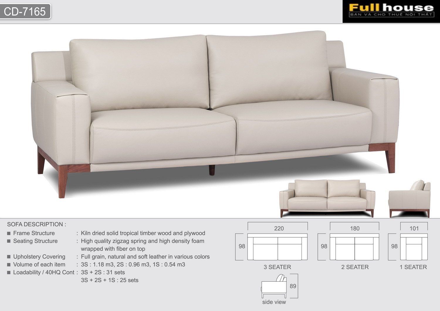 SOFA DA BÒ Ý - CASABLANCA
