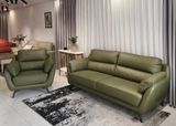  SOFA DA BÒ Ý - SOFIA OLIVE 3 CHỖ 