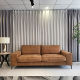  SOFA DA BÒ Ý - JACOBA JETHRO COGNAC 3 CHỖ 