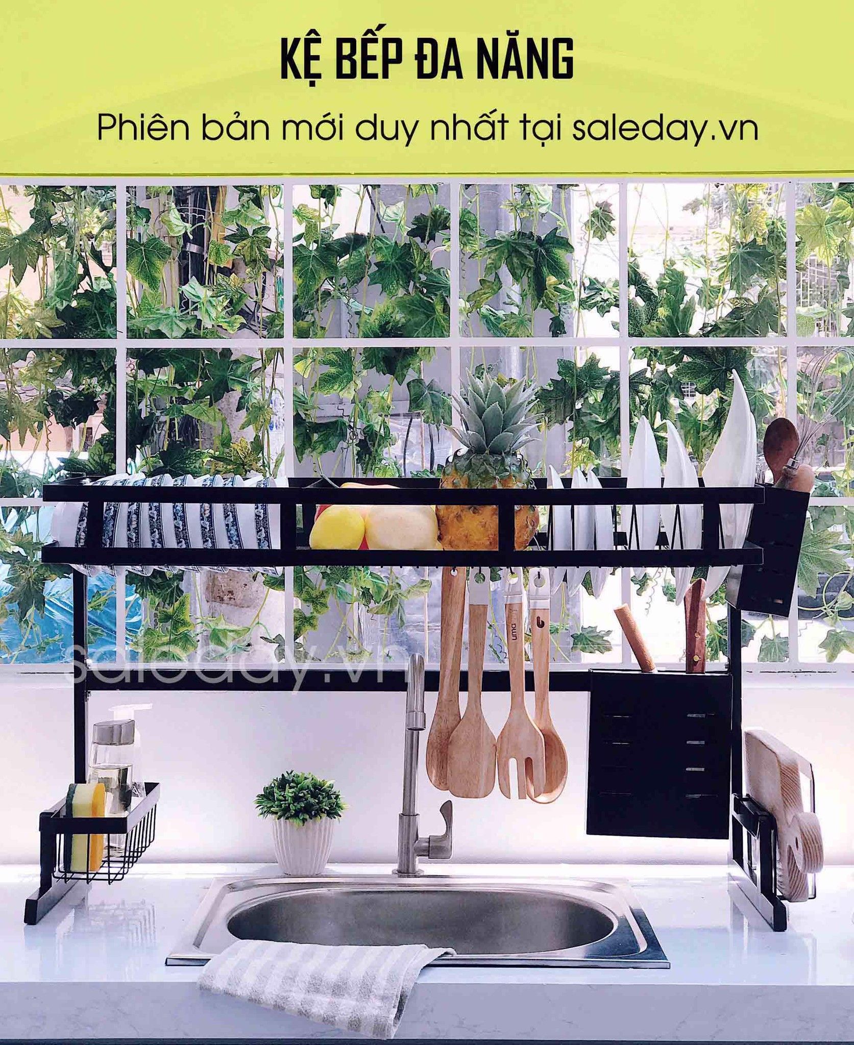 Kệ Chén inox - Kệ Nhà Bếp - Đa Năng - Phù Hợp Cho Mọi Nhà Bếp