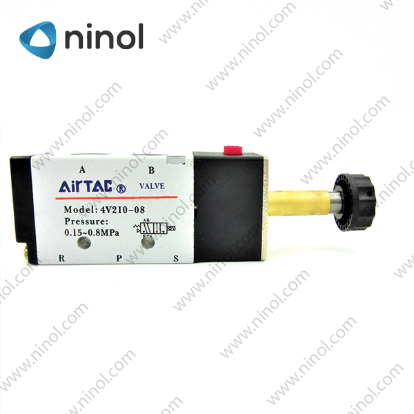 Van điện từ Airtac 5 ngã 1 đầu coil