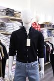 Sơ mi SANLANO Oxford viền Đen