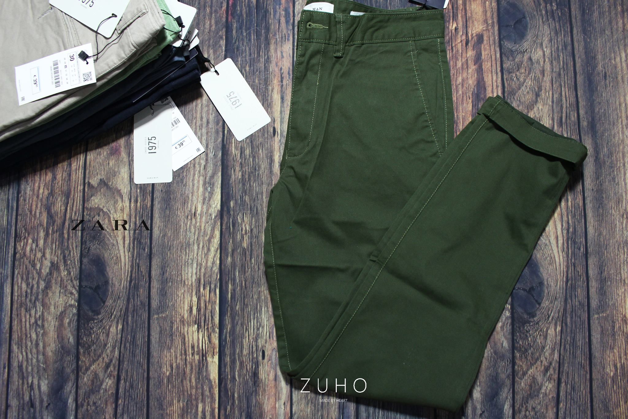 Kaki ZR 1975 Rêu (có big size)