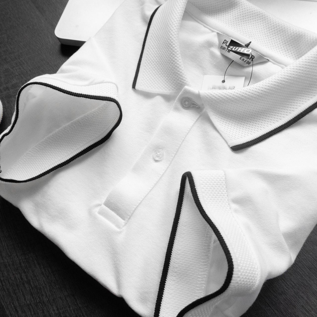 Polo PB phối viền túi giả