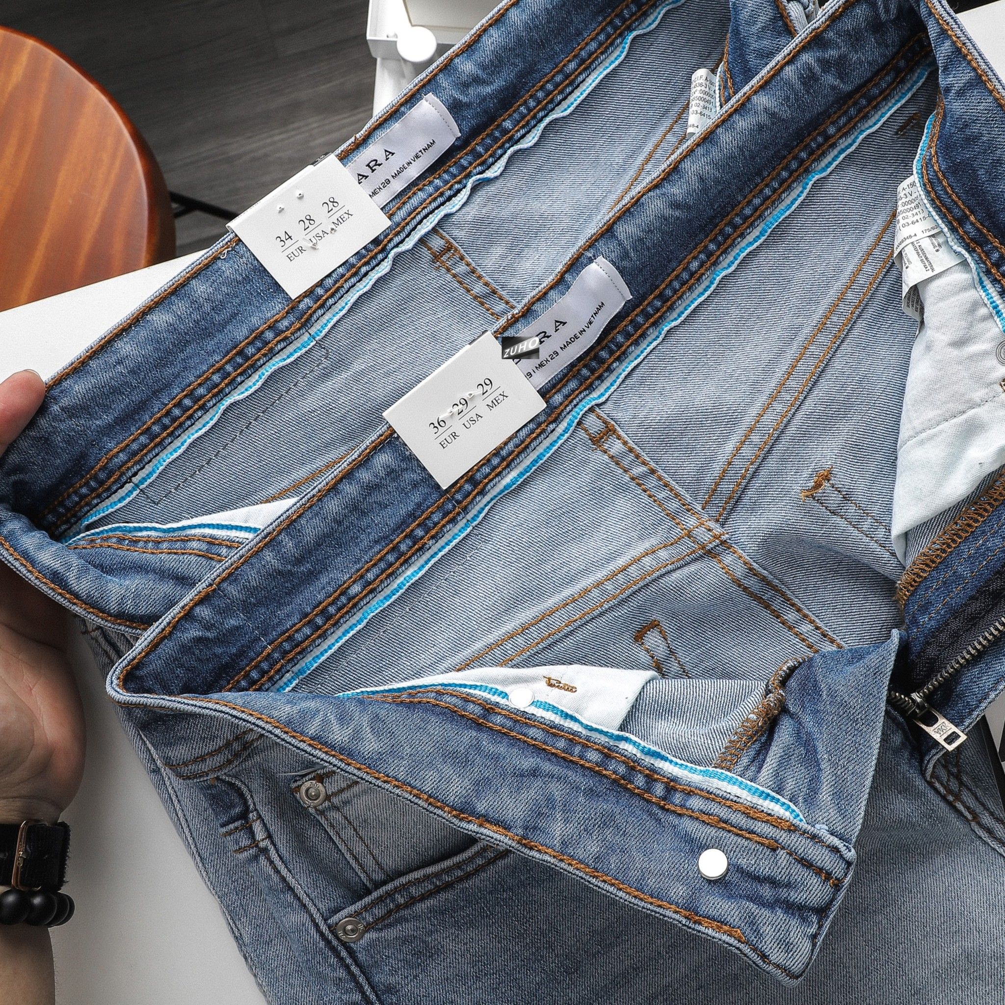 Jeans ZR Xanh nhat 0803