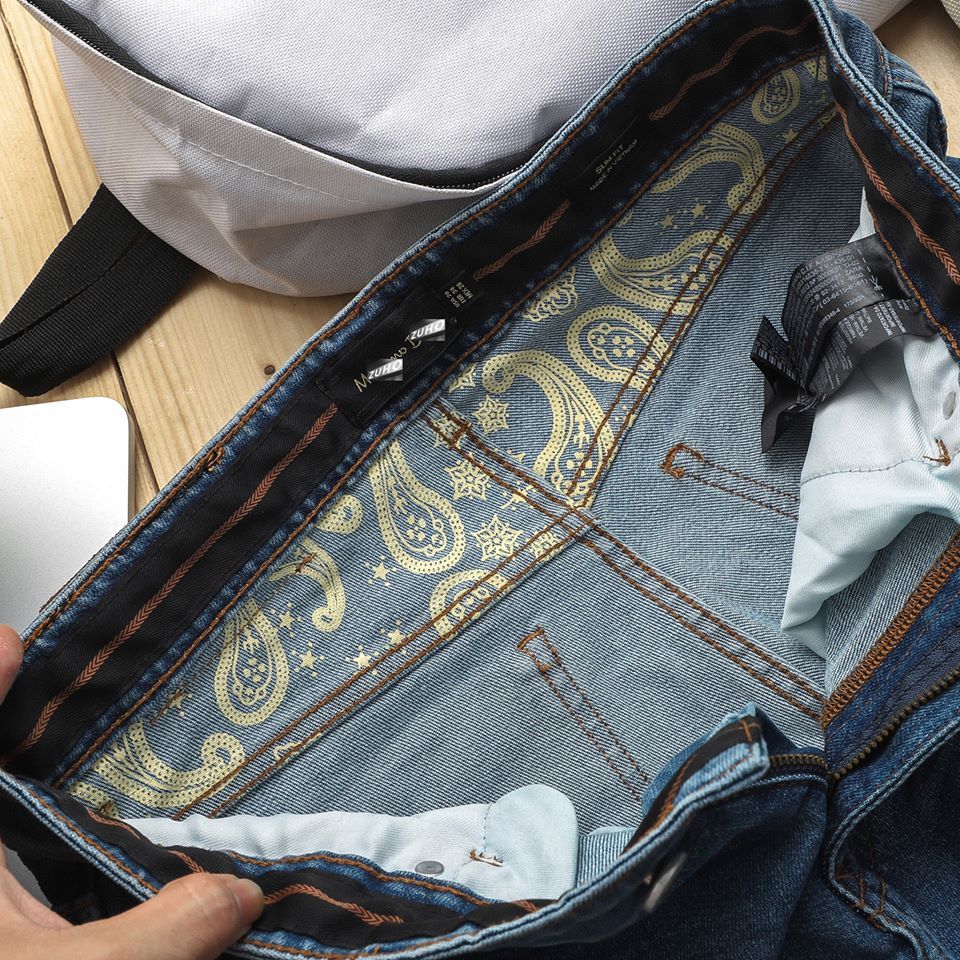 Jeans M.Dutti xanh đậm 0126