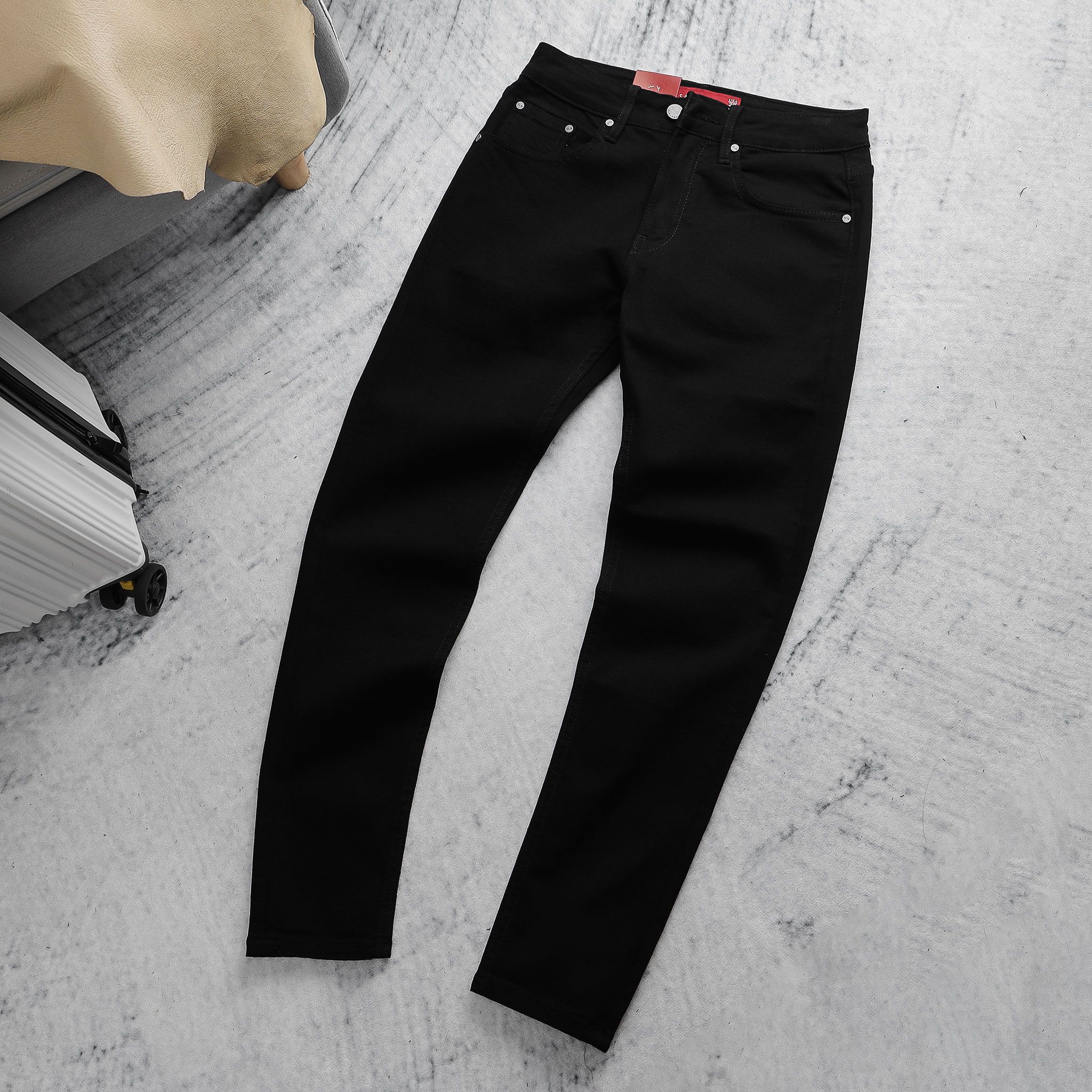  Jeans SANLANO Đen Premium 