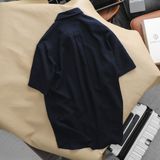 Sơ mi SANLANO ngắn Cotton hiệu ứng