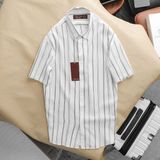 Sơ mi SANLANO ngắn Cotton hiệu ứng