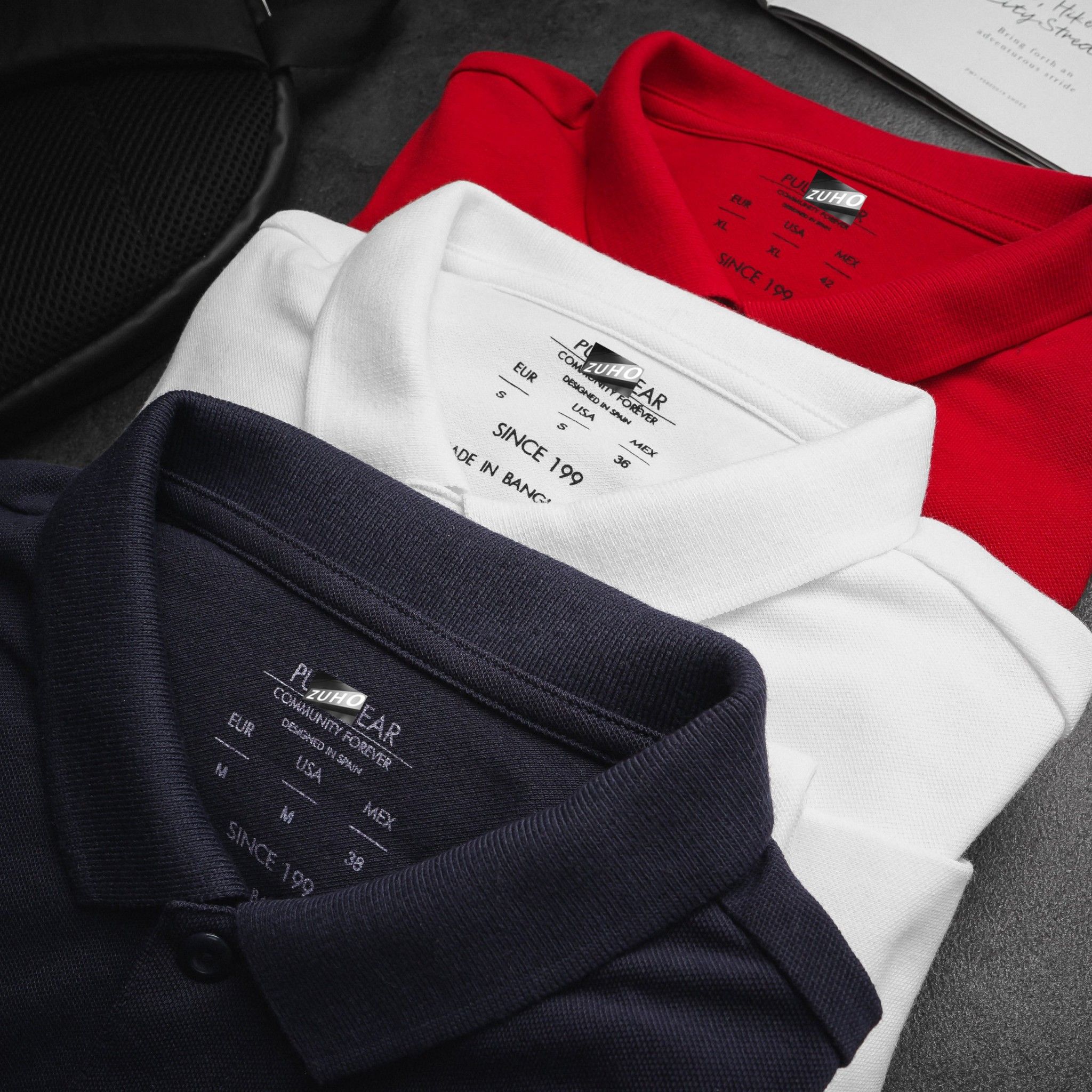 Polo PB phối màu