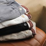 Short SANLANO kaki Grain