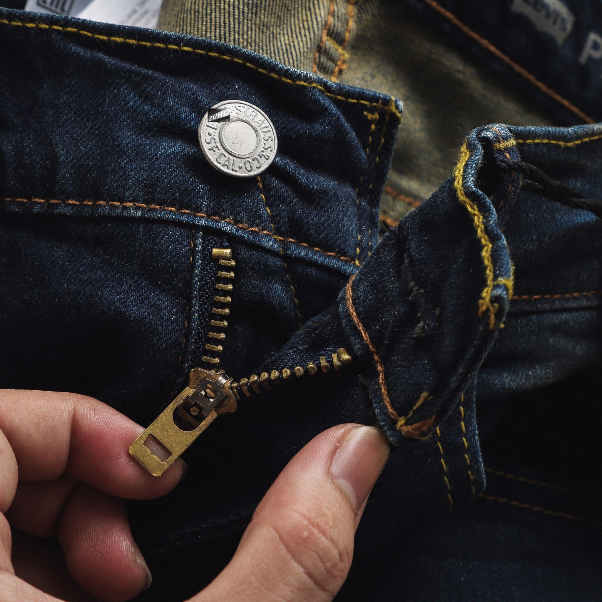 Jeans LV 512 Xanh Bụi đậm 1054