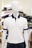 Polo SANLANO mix màu Trắng Xanh Đen