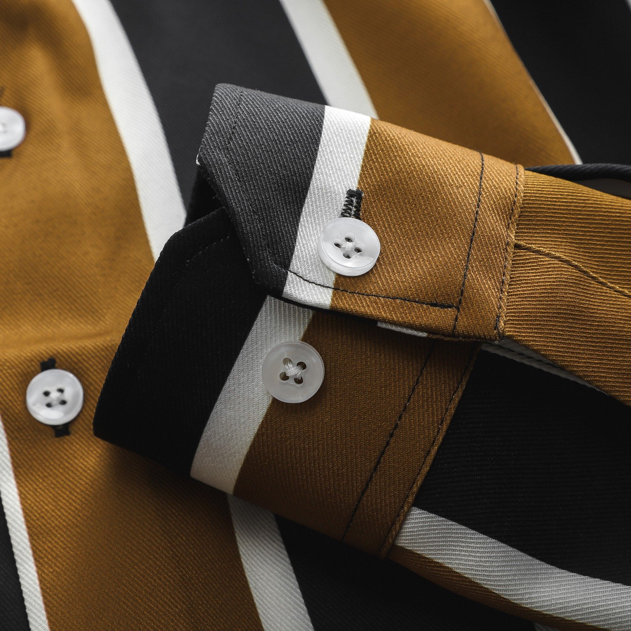 Sơ mi SANLANO stripe & printed