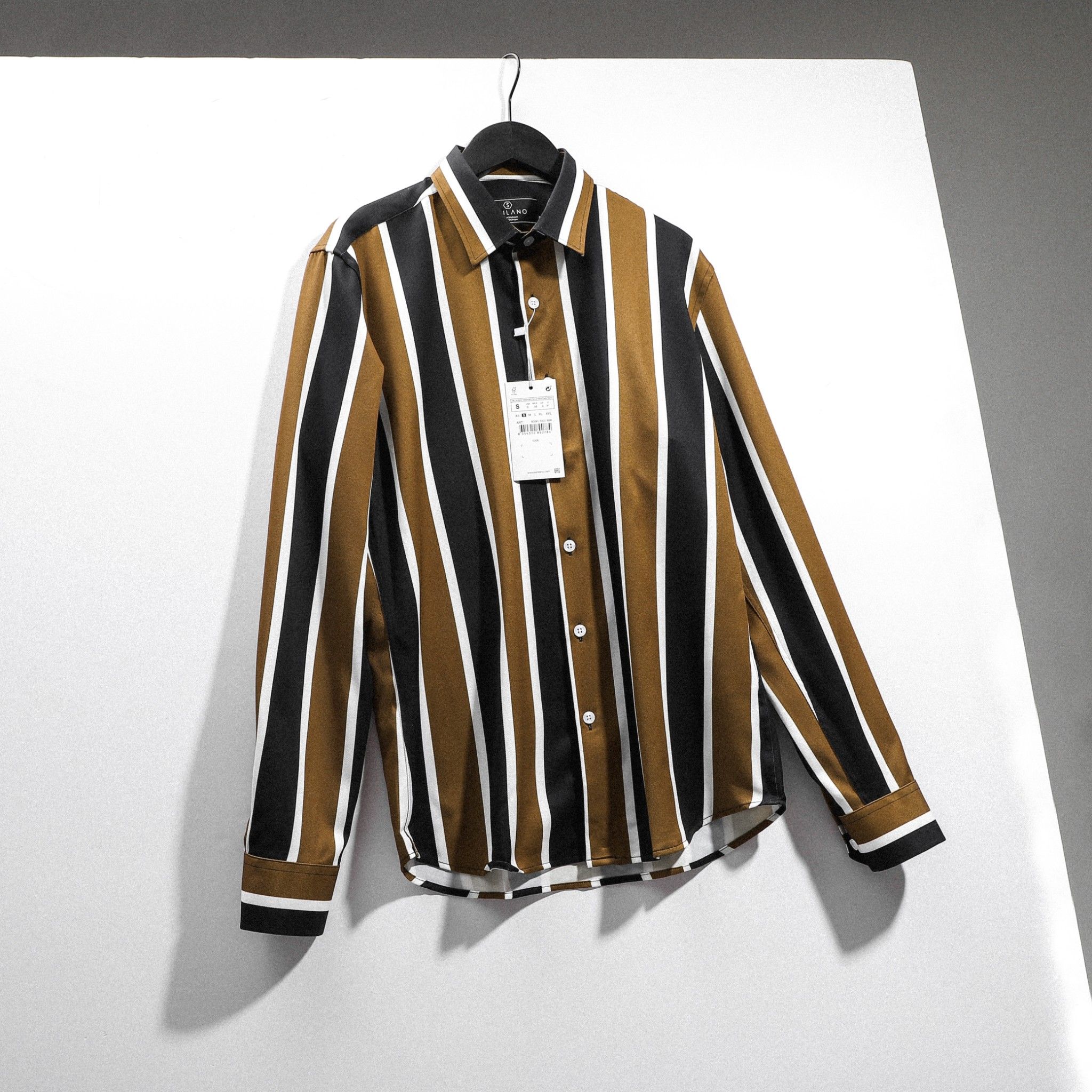 Sơ mi SANLANO stripe & printed