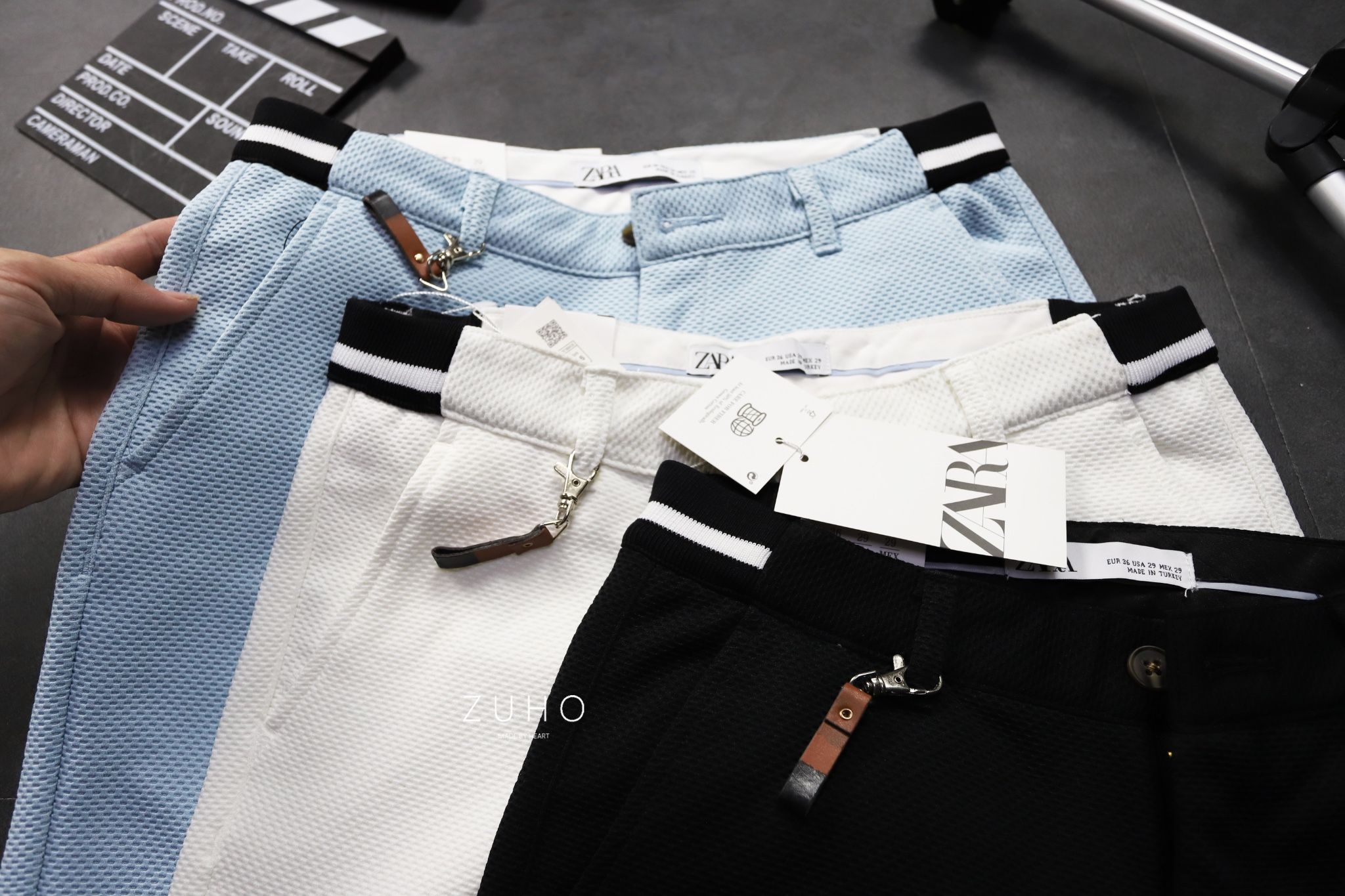 Short ZR pique tổ ong