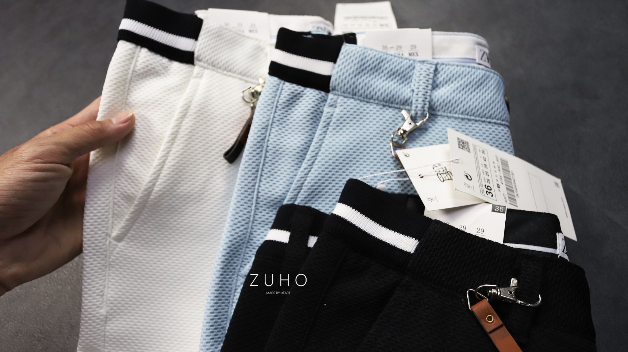 Short ZR pique tổ ong
