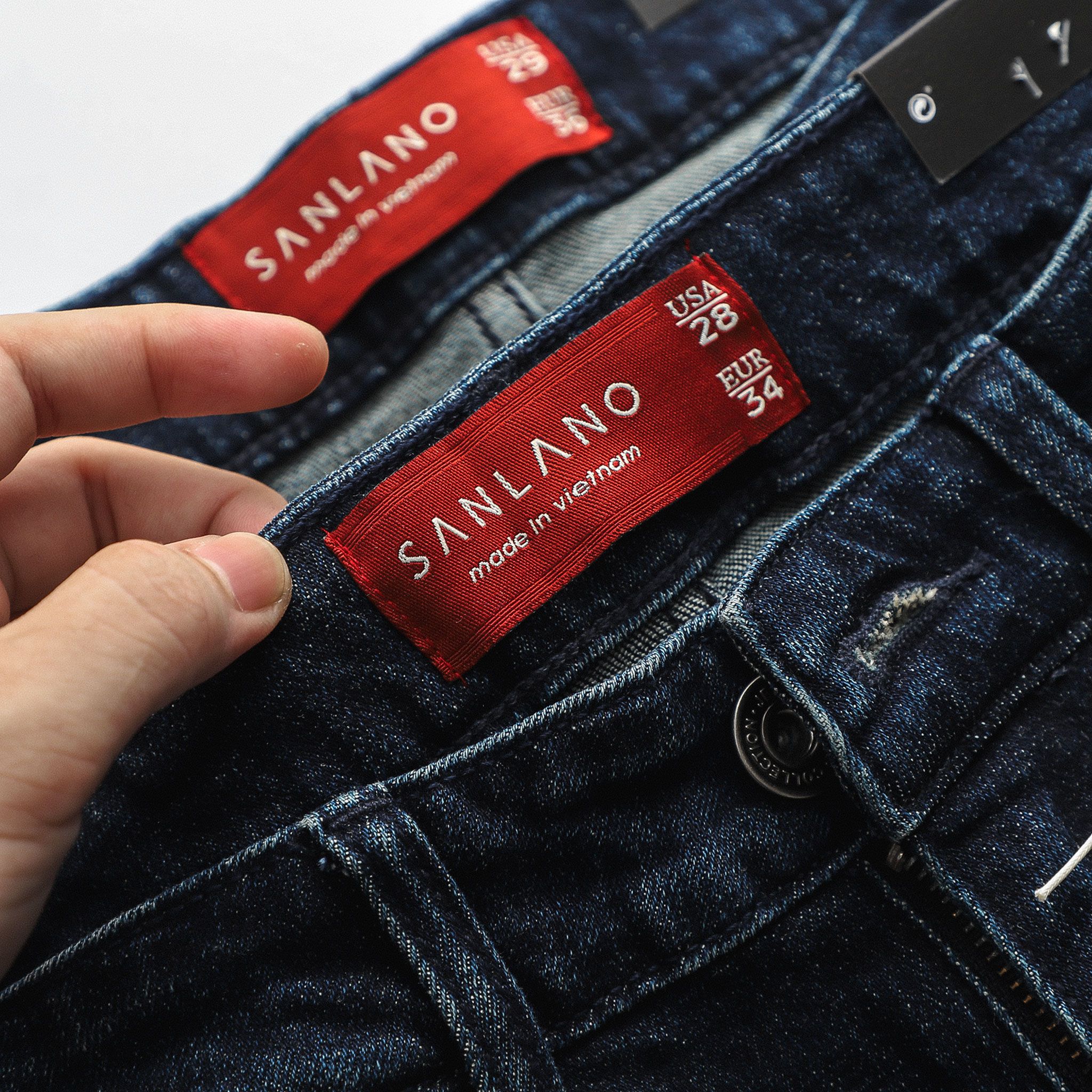 Jeans SANLANO Xanh Indigo 210118