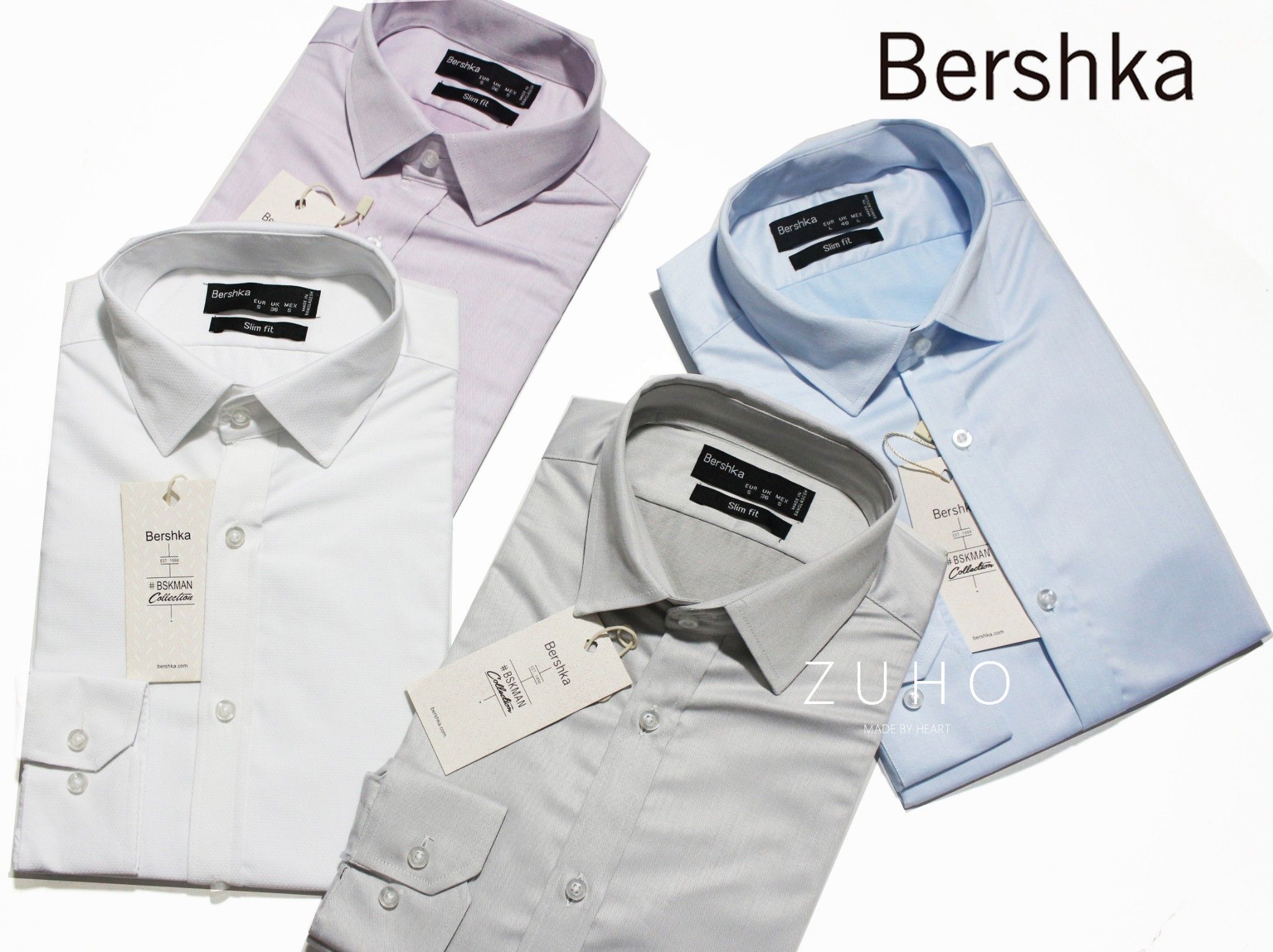 Sơ mi Bershka silk (form lớn)