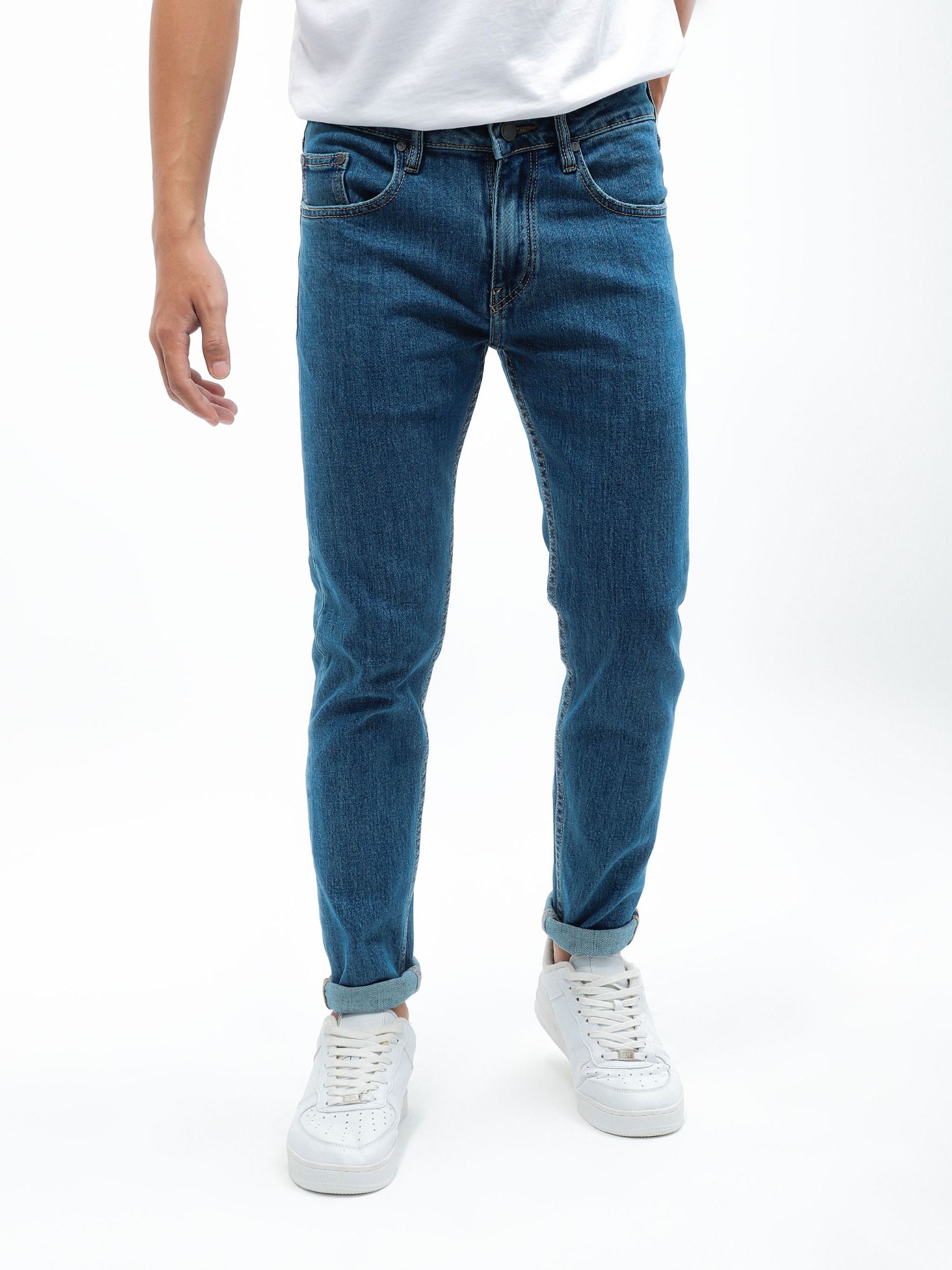  Jeans SANLANO Xanh đậm 1207 