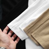 Áo thun SANLANO dài tay vạt bầu