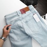 Jeans SANLANO Xanh trắng