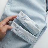 Jeans SANLANO Xanh trắng