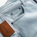 Jeans SANLANO Xanh trắng