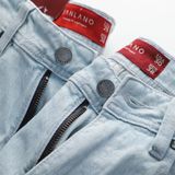 Jeans SANLANO Xanh trắng