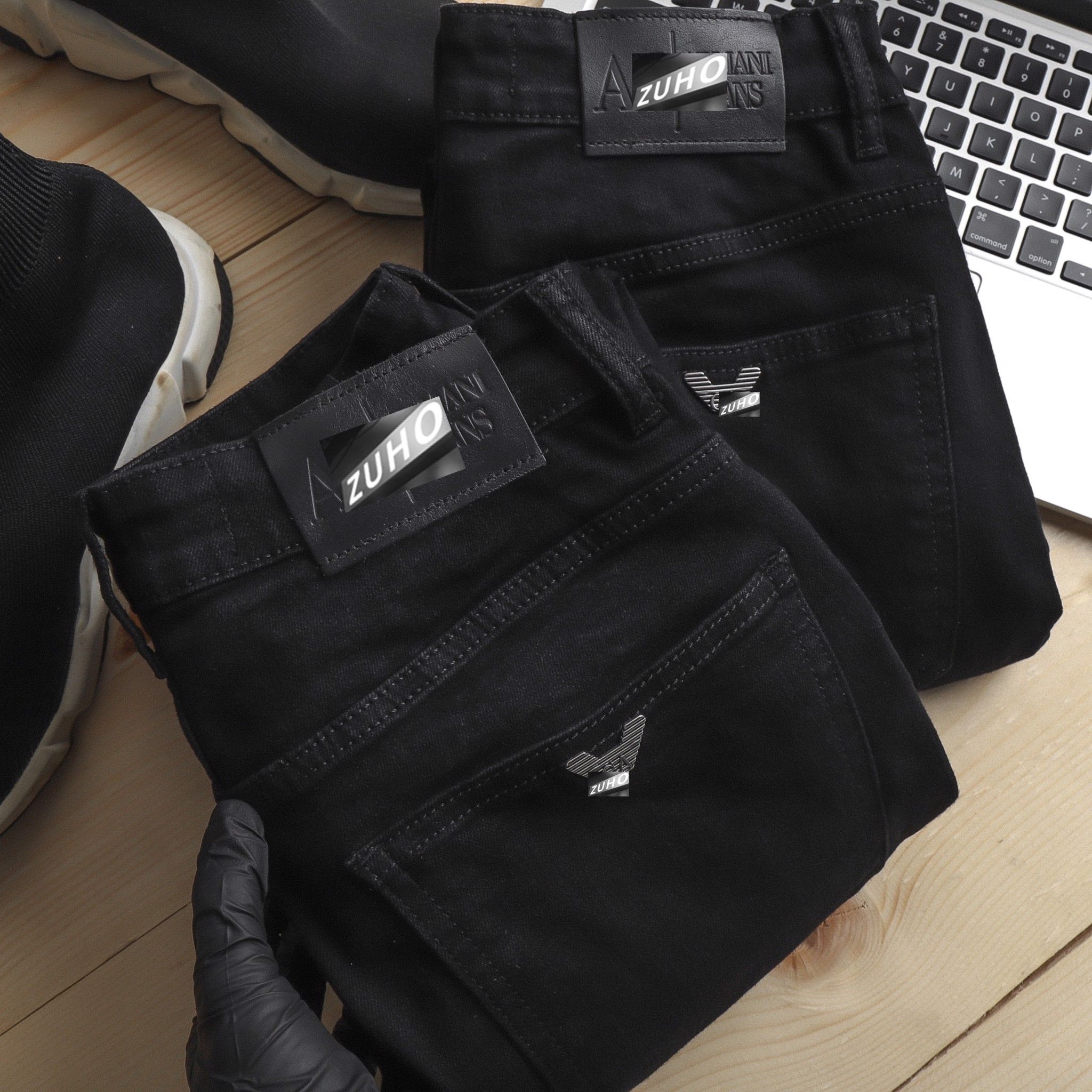 Jeans Ar.mani ĐEN