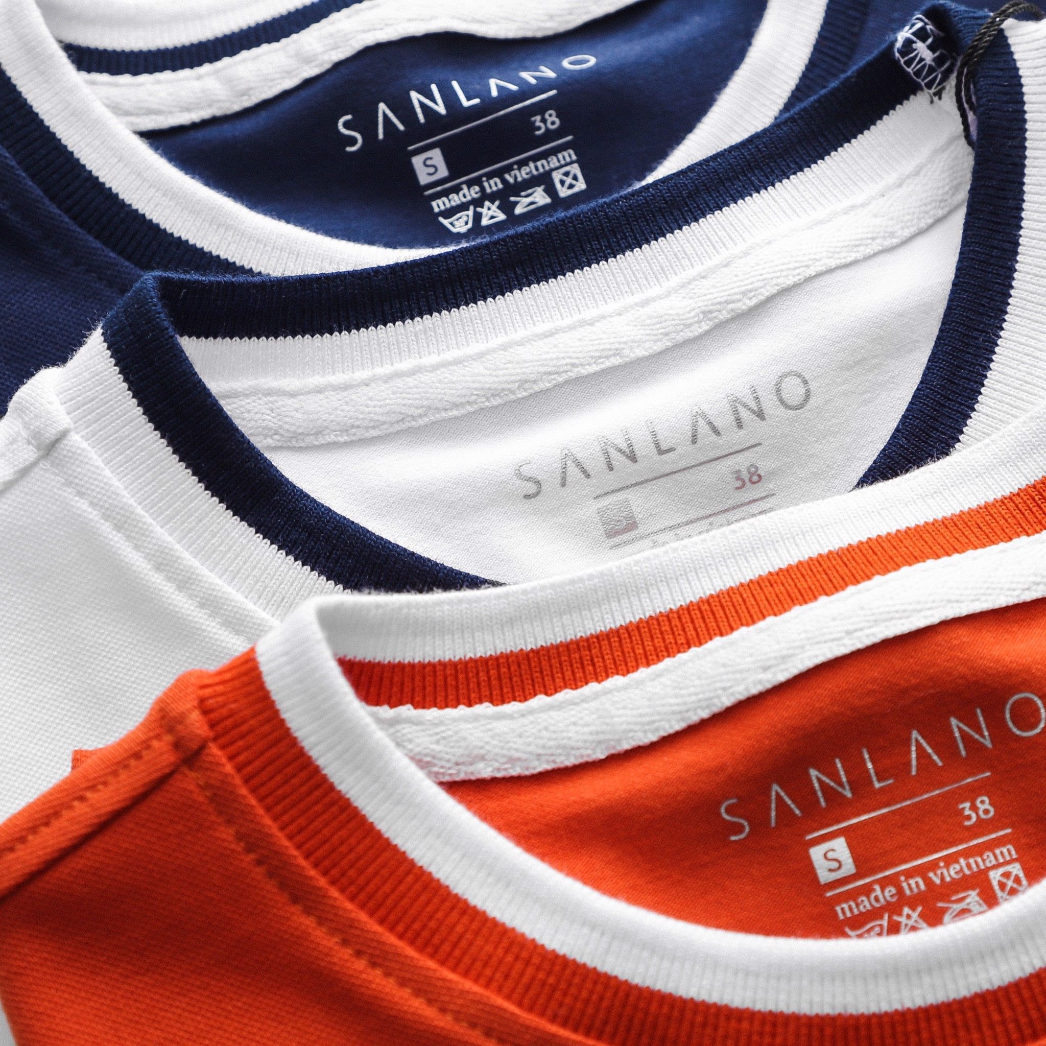 Áo thun SANLANO chất vải cá sấu