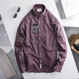 Sơ mi SANLANO Oxford Đỏ rượu