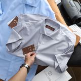 Sơ mi SANLANO ngắn tay Poplin