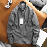 Sơ mi SANLANO Oxford Xám đậm
