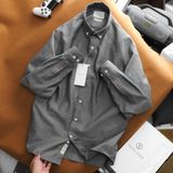 Sơ mi SANLANO Oxford Xám đậm