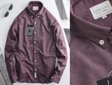 Sơ mi SANLANO Oxford Đỏ rượu