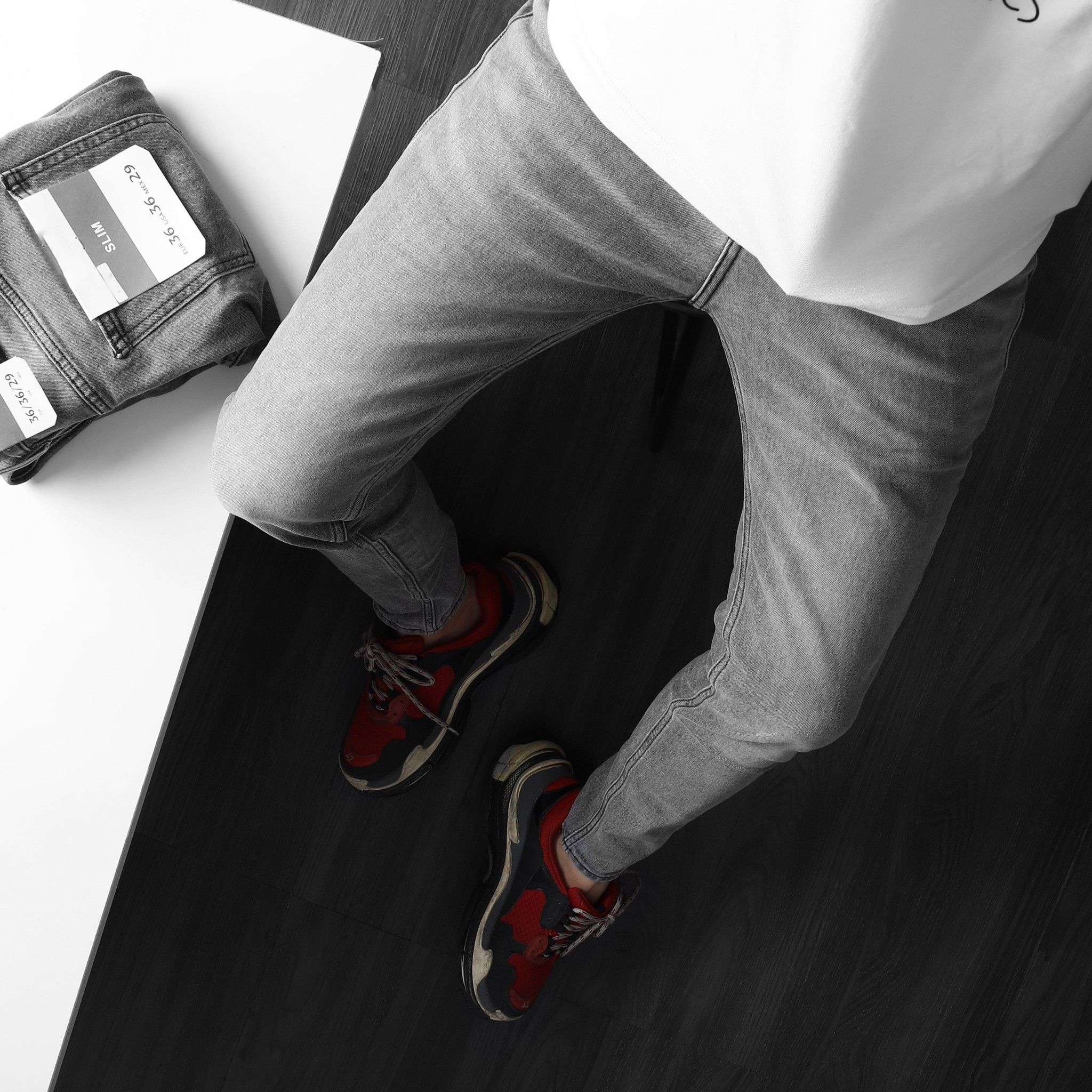 Jeans PB Xám nhạt 026