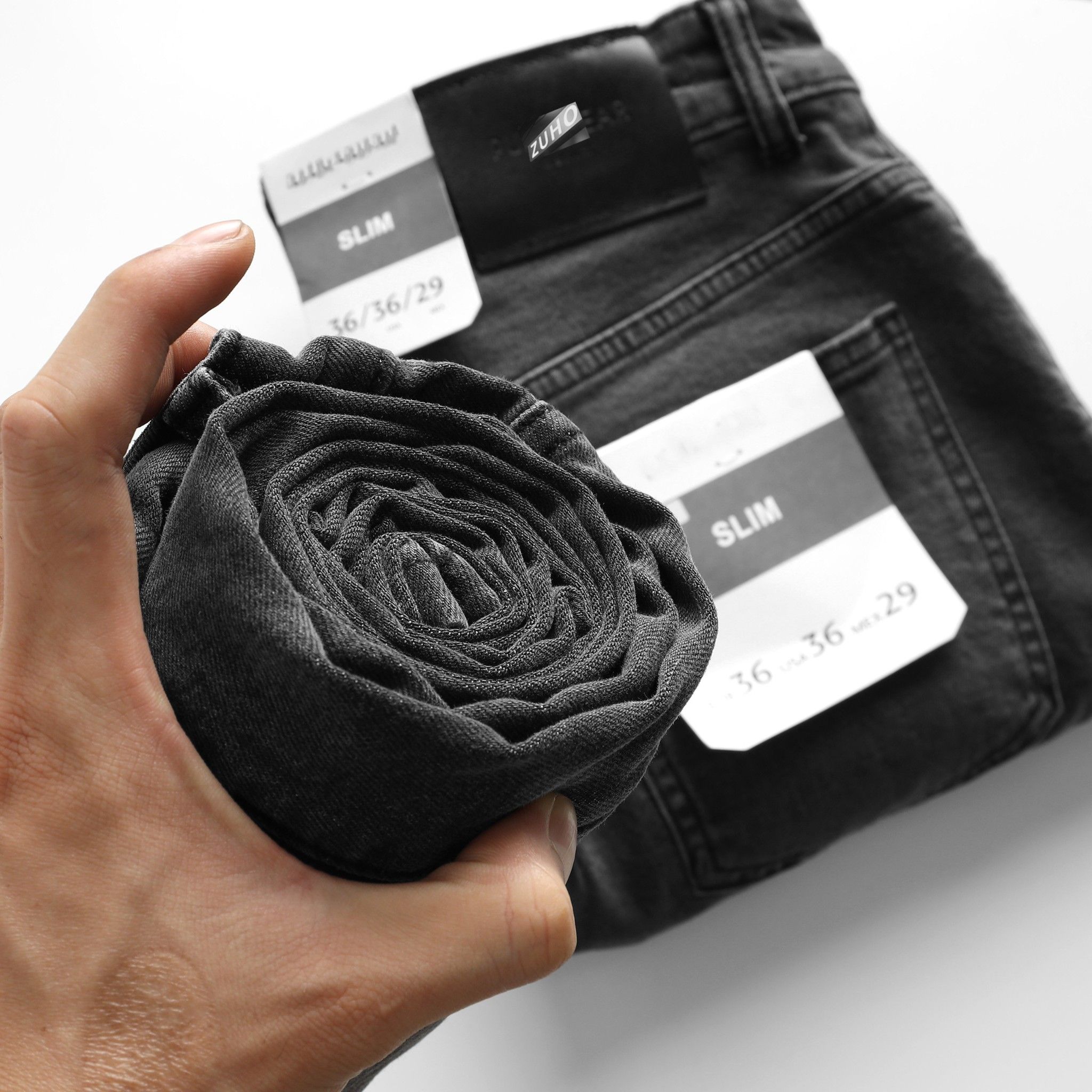 Jeans PB Xám đen 1110