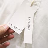 Sơ mi SANLANO cổ trụ Oxford