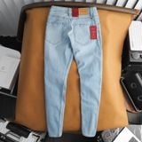 Jeans SANLANO Xanh nhạt rách 2 1170