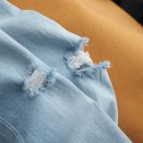 Jeans SANLANO Xanh nhạt rách 2 1170