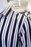 Sơ mi SANLANO stripe & printed 66 Đen Nâu