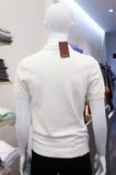 Polo SANLANO Dệt kim TRẮNG