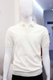 Polo SANLANO Dệt kim TRẮNG