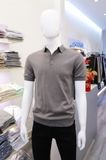 Polo SANLANO Dệt kim XÁM