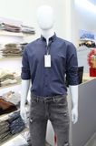 Sơ mi SANLANO Oxford Xanh đá