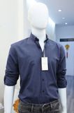 Sơ mi SANLANO Oxford Xanh đá