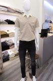 Polo SANLANO Striped KEM NÂU