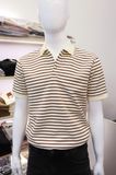 Polo SANLANO Striped KEM NÂU